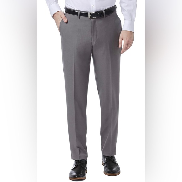 Haggar Pants Haggar Mens Premium Comfort Dress Pant Slim Fit Flat